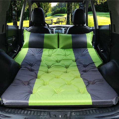 Car Air Inflatable Travel Mattress Auto Blow Up Camping Bed Outdoor Air Mattress Raised Airbed In The Car ► Photo 1/6