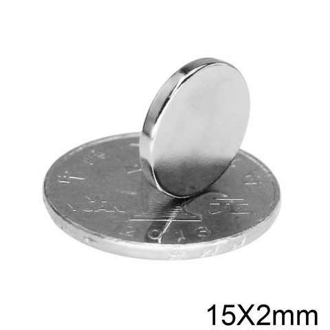 10/20/50/100pcs 15x2 Strong Magnets 15mmx2mm Permanent Small Round Magnet 15x2mm Thin Neodymium Magnet Magnetic 15*2 ► Photo 1/6