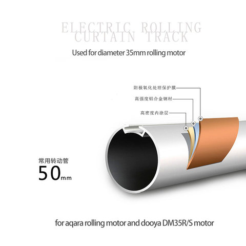 Rolling Shutter Motor tube diameter 50m for aqara rolling motor Dooya motor smart curtain system ► Photo 1/2
