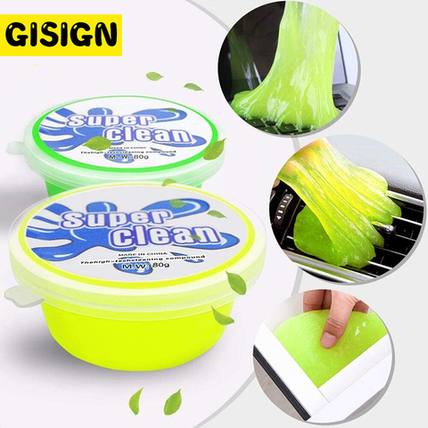 60ML Super Dust Clean Clay Dust Keyboard Cleaner Slime Toys Cleaning Gel Car Gel Mud Putty Kit USB for Laptop Cleanser Glue 2022 ► Photo 1/6