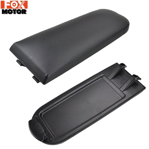 For VW Jetta Golf 4 MK4 Bora Passat B5 Beetle Polo 6R 9N 9N3 Center Console Arm Rest Lid PU Leather Armrest Cover Latch ► Photo 1/6
