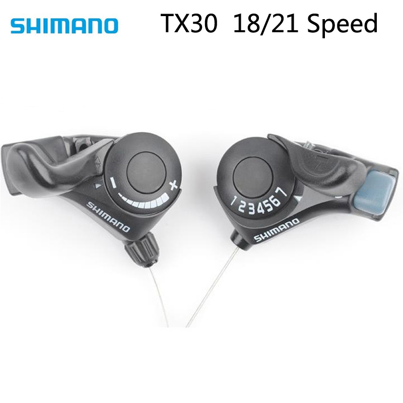 Shimano SL-TX30 Shifters 18/21 Speed MTB Mountain Bike Thumb Gear Lever Set US 