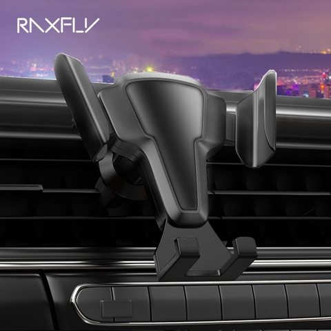 RAXFLY Car Phone Holder For Smartphone Stand Air Vent Mount 360 Rotate Auto Lock Support Telephone Voiture Soporte Movil Coche ► Photo 1/6