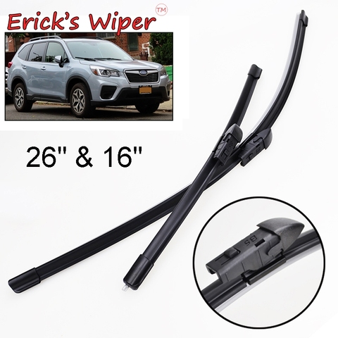 Erick's Wiper LHD Front Wiper Blades For Subaru Forester SK 2022 Windshield Windscreen Front Window 26