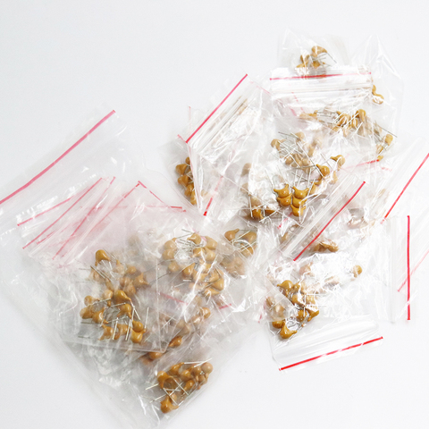 18values*10pcs =180pcs Monolithic Ceramic Capacitor 20pF~1uF,ceramic capacitor Assorted Kit ► Photo 1/6