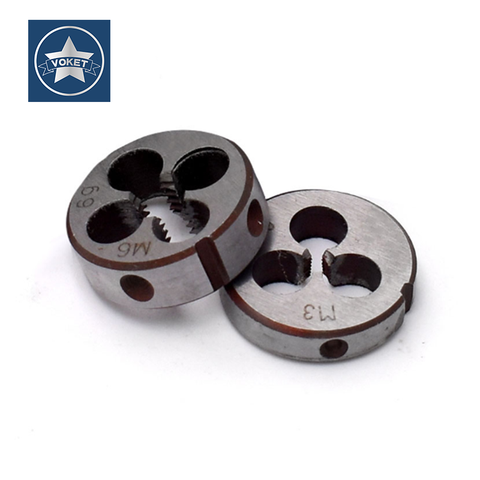 HSS-6542 Metric Threading Die M1 M1.4 M2 M3 M3.5 M4 M4.5 M5 M6 M6.5 M7 M7.5 M8 M8.5 M9 M9.5 M10 M11 M12 Thread Round Dies tool ► Photo 1/5