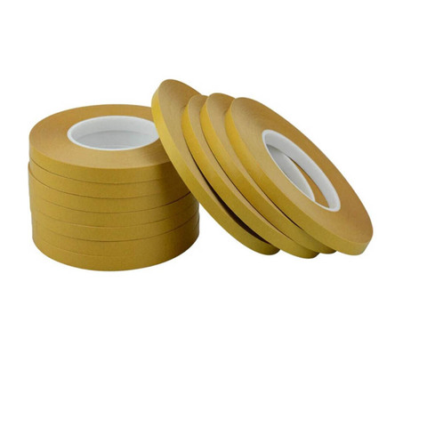 50M Double Side Tape PET Acrylic Adhesive No Trace yellow Film Clear Strong Transparent packing paper craft  handmade card ► Photo 1/6