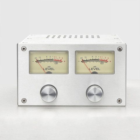 BZ1710 Retro Double Level Meter full Aluminum Amplifier Chassis Tube Power Amp Case Mini Enclosure Diy Box 172*100*268MM ► Photo 1/5