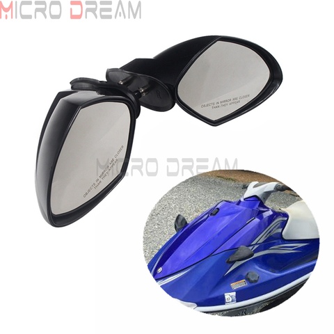 Motorboat Mirror Rearview Mirrors For Yamaha VX110 VX 110 Cruiser Sport Deluxe Series 2005-2009 Left & Right Side View Mirrors ► Photo 1/6