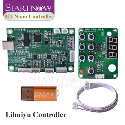 Startnow M2 Nano Laser Controller LIHUIYU Main Board Control Panel Dongle B System for DIY 3020 3040 K40 Laser Engraving Machine ► Photo 1/6