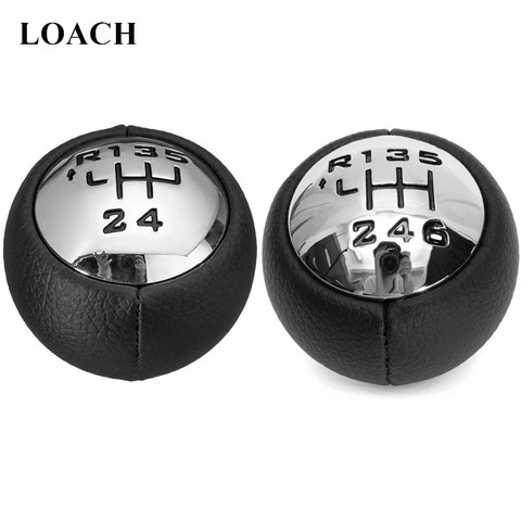 56Speed MT Gear Shift Knob for Peugeot 307 308 3008 407 5008 807 Partner B9 Tepee for Citroen C3 A51 C4, C4 Picasso C8 Berlingo ► Photo 1/6