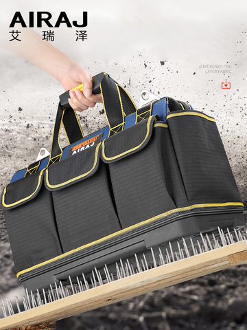 AIRAJ Multifunctional Tool Bags 1680D Oxford Cloth Electrician Bags Waterproof and Wear-Resistant High Capacity Storage Bags ► Photo 1/6