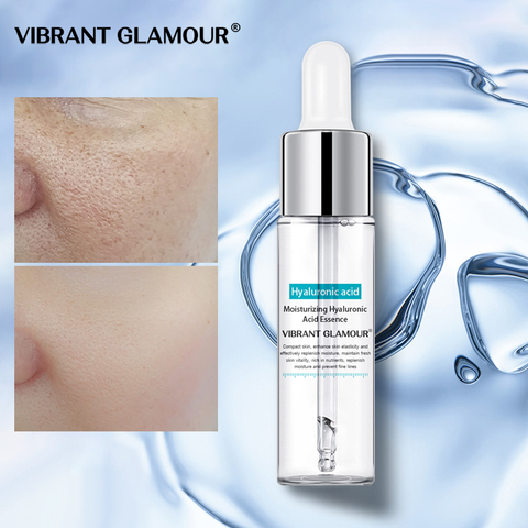 VIBRANT GLAMOUR Hyaluronic Acid Face Serum Anti-Aging Shrink Pore Whitening Moisturizing Essence Face Cream Dry Skin Care 15ml ► Photo 1/6