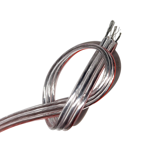 3pin transparent wire with Red edge Tinned copper 22AWG PVC insulated wire Electronic cable LED cable full color pixel light ► Photo 1/6