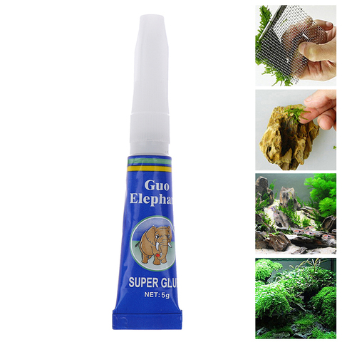 1PCS 5g Aquarium Glue Fish Tank Landscaping Moss Ball Moss Glue Stick Water Grass Aquarium Repairing ► Photo 1/6