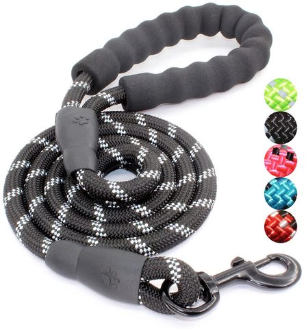 Durable Large Dog Leash Training Running Rope Handle Medium Big Dog Collar Leashes Strong Lead Rope For Labrador Rottweiler ► Photo 1/6