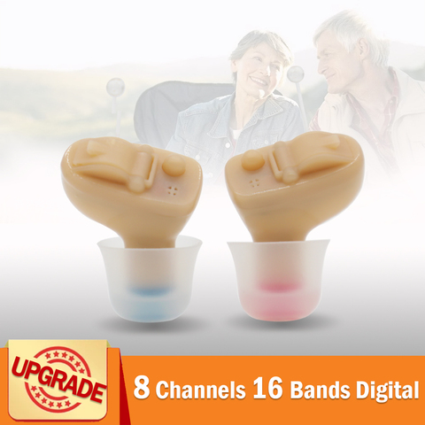 8 Channels 16 Bands Digital Mini CIC Hearing Aid Completely Invisible for Dropshipping ► Photo 1/6
