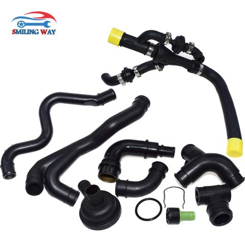 SMILING WAY# Crankcase Breather Hose Pipe Valve Kit For Audi A3 A4 A6 TT VW Golf GTI Beetle Jetta Passat Bora Seat Skoda 1.8T ► Photo 1/6