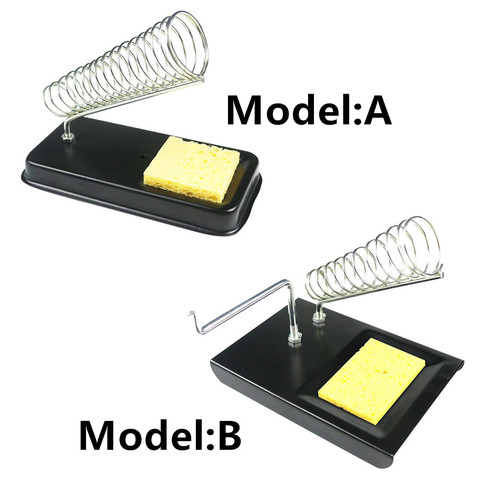 Electric Soldering Iron Stand Holder with Welding Cleaning Sponge Pads Generic High Temperature Resistance ► Photo 1/4