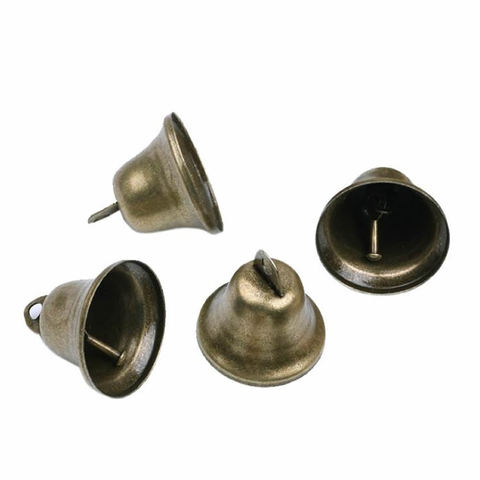 10 Pieces 38mm Vintage Bronze Jingle Bells For Dog Potty Training,making Wind Chimes ► Photo 1/6
