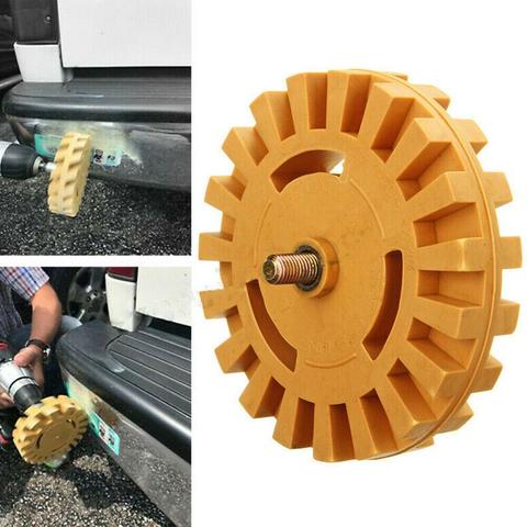 1pcs Pneumatic Wheels Rubber Grinding Tire Polishing Wheel Tool Degumming гриндер For Car Stickers And Decals ► Photo 1/6