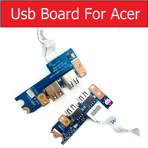 LS-7911P LS-8331P USB Board Socket For Acer Aspire V3-551G V3-571G V3-531G E1-521 E1-531 E1-571 5750 5750g P253-E Q5WV1 Q5WS1 ► Photo 1/1