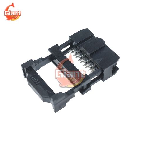 IDC Socket 2.54 mm Pitch 10 Pin 14 Pin Female Ribbon Cable Connector IDC Female FC-10 FC-14 2 Rows Adapter 3A AC 1000V ► Photo 1/6