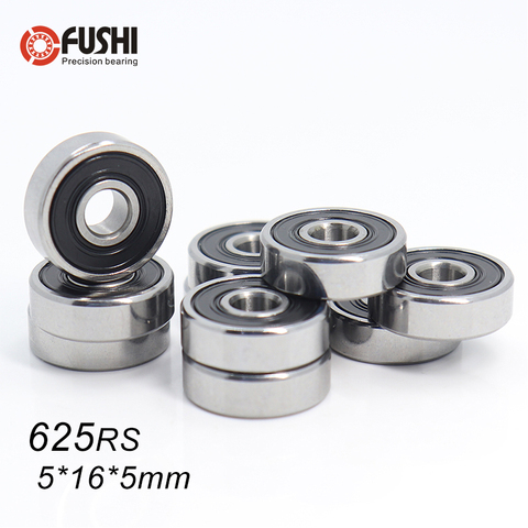 625RS Bearing ABEC-5 ( 10 PCS ) 5*16*5 mm Miniature Sealed 625-2RS Ball Bearings 625 2RS For VORON Mobius 2/3 3D Printer ► Photo 1/6