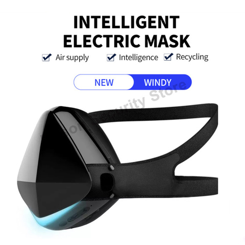 Personal PM2.5 Smart Electric Wearable Face protection mask Air Cleaner Pollution Dust Air Purifier For Runner Outdoor ► Photo 1/6