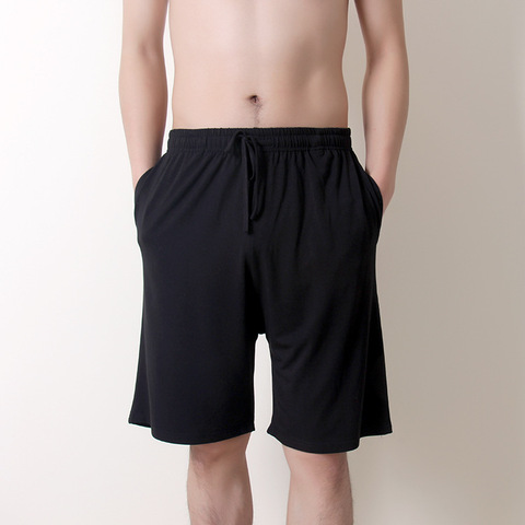 New summer large size men's shorts cotton modal casual home pants thin section large size loose shorts pajamas men pajama pants ► Photo 1/6