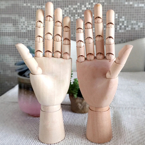Drawing Sketch Mannequin Model Movable Limbs Wooden Hand Body Draw Action Toys Figures Home Decoration Artist Model Jointed Doll ► Photo 1/6