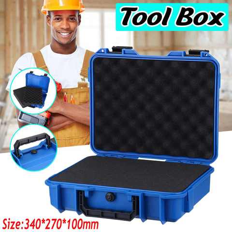 Portable Plastic Tool Case Safety Protection Equipment Instrument Case Dry Box Impact Resistant Outdoor Box with Foam Inside ► Photo 1/6