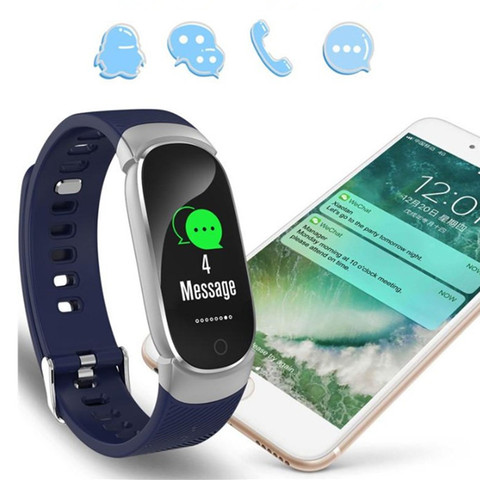 Smart Bracelet Heart Rate Sleep Monitoring Step for Mobile Phone Watch Band Waterproof Fitness Tracker Long Standby Wristband ► Photo 1/6