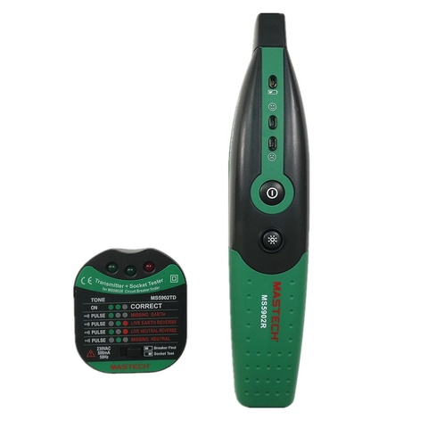 MASTECH MS5902 Circuit Breaker Finder / Socket Tester Instruction / Fully automatic Circuit Breaker Finder ► Photo 1/6