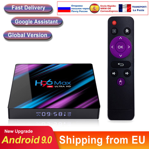 H96 Max Rk3318 Smart TV Box Android 9 9.0 4GB 32GB 64GB 4K  Media  Player H96max Tvbox Android TV Set Top Box 2GB16GB - China Smart TV Box and  Set Top
