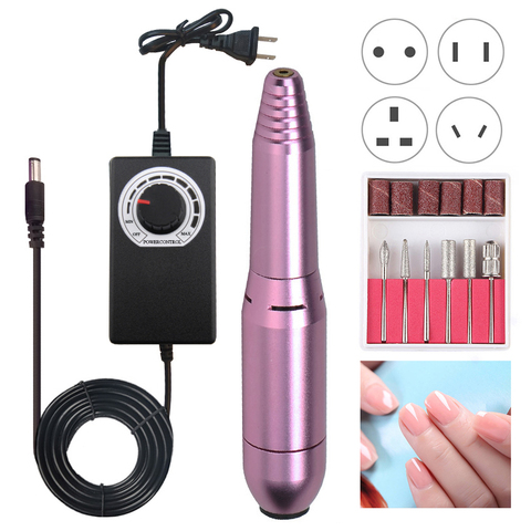 35000RPM Electric Nail Drill Machine Manicure Drill Machine Pedicure Drill Professional Nail Drill Salon Strong Nail Drill Tools ► Photo 1/6