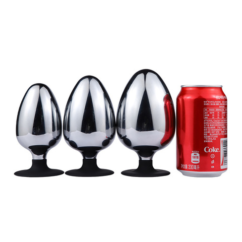 Dia 60/70/80mm Huge Metal Butt Plug Anal Plug Big Anal Balls Expansion Dilatador Anal Toys Prostata Massage For Couples Buttplug ► Photo 1/6