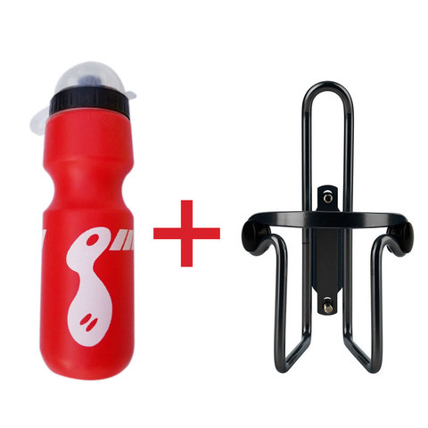 Bicycle MTB Water Bottle Holder Aluminum Alloy Bicycle Bike Bottle Can Cage Bracket Cycling Drink Water Cup Rack Accessories ► Photo 1/6