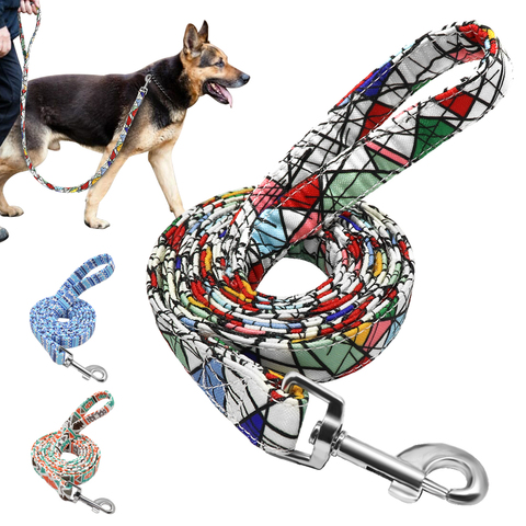 150cm Nylon Dog Leash Colorful Printed Pet Leash Rope For Small Medium Dogs Soft Pet Walking Leashes Chihuahua Pitbull ► Photo 1/6