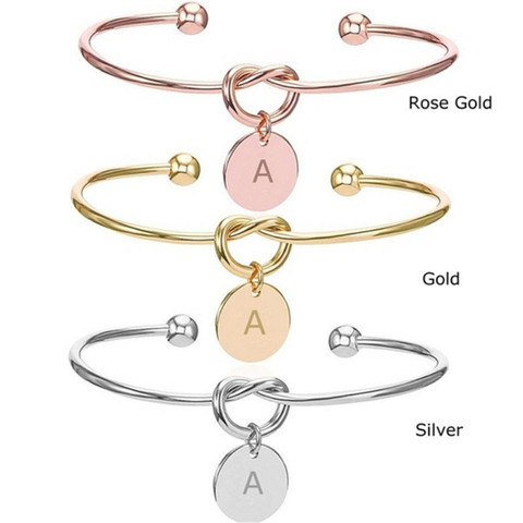  Initial A Bracelets for Women 26 Letters Initial A-Z