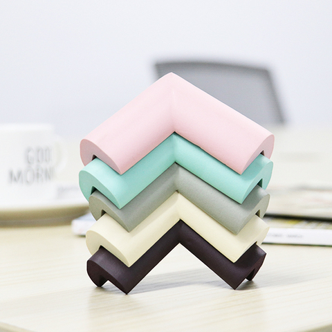 10pcs/lot 5.5x5.5cm Soft Table Desk Corner Protector Baby Safety Edge Corner Guards for Children Infant Protect Tape Cushion ► Photo 1/6