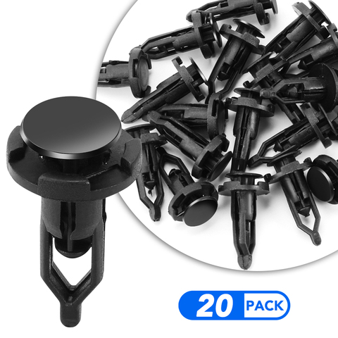 20pcs 9mm Fasteners Bumper fender Buckle Clip Car Accessories For Toyota Corolla Rav4 Avensis Auris Vehicle Hilux Yaris Prius ► Photo 1/5