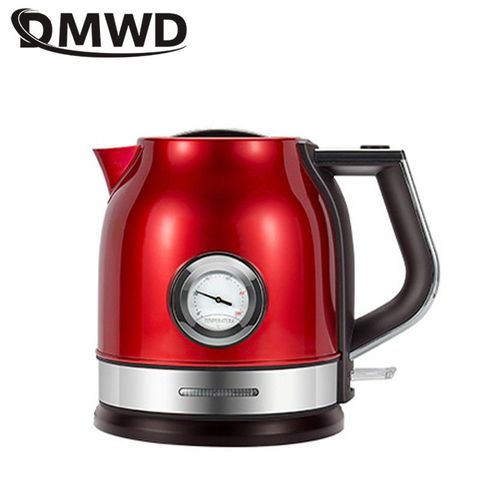 DMWD 1.8L Thermometer Electric Kettle With Temperature Meter 304 Stainless Steel Water Heater 220V 1500W Fast Boiling Teapot ► Photo 1/5