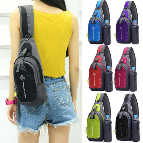2022 Mens Womens Sling Bag Chest Crossbody Shoulder Backpack Travel Fanny Pack Cycle Sling Bags Travel Sport ► Photo 1/6