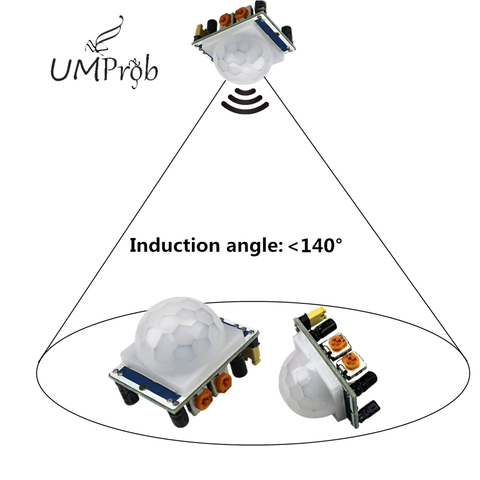 SR501  Motion Sensor Detector Module HC-SR501 Adjust IR Pyroelectric Infrared PIR Module AM312 Sensor Module for arduino Diy Kit ► Photo 1/3
