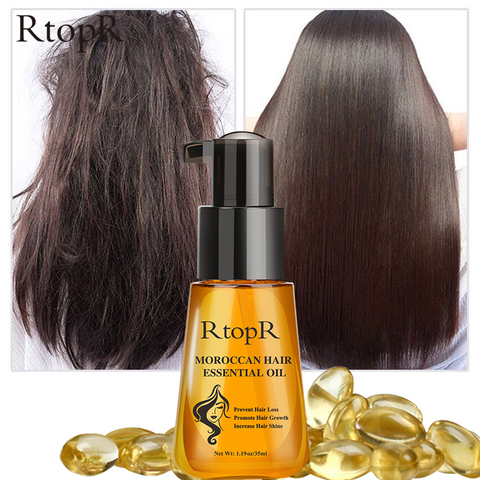Moroccan Prevent Hair Loss Product Hair Growth Essential Oil Easy To Carry Hair Care Nursing 35ml Oil Suitable For All Skin ► Photo 1/6