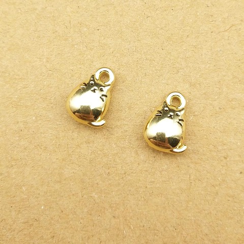10pcs 8x12mm cat charm for jewelry making fashion earring pendant bracelet necklace charms diy design charms ► Photo 1/3
