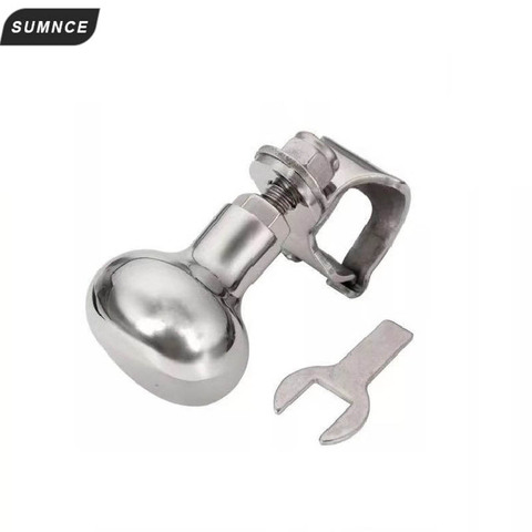 Stainless Steel 316 Steering Wheel Power Handle Ball Grip Knob Turning Helper Hand Control for Marine Boat Yacht ► Photo 1/6