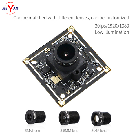 【HOT】2 Megapixel HD H.264 1920*1080 Camera Module SONY IMX290  0.001Lux Starlight Low illumination USB2.0 Webcam MJPEG YUY2 PCBA ► Photo 1/6