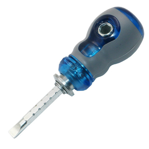 1PCS Short Distance Screwdriver CR-V Phillips and Slotted Screw Driver Mini Dual Purpose Scalable Screwdrivers With Magnetic ► Photo 1/5